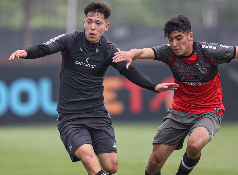 El cuadro albo disputó un amistoso ante Palestino.