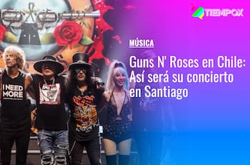 Con un show de tres horas: Así será el concierto de Guns N' Roses en Chile durante su gira "We're F'n Back!"