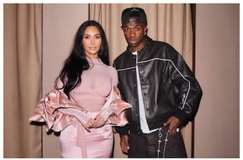FOTOS| Mientras es pifiado por los hinchas: Vinícius Júnior aparece en evento con Kim Kardashian en París