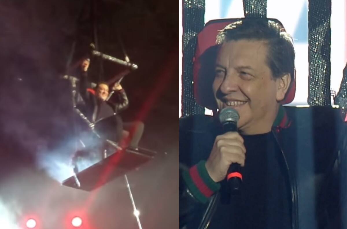 Al estilo de Daddy Yankee: Julio César Rodríguez sorprendió al bajar desde una tarima al escenario del Movistar Arena