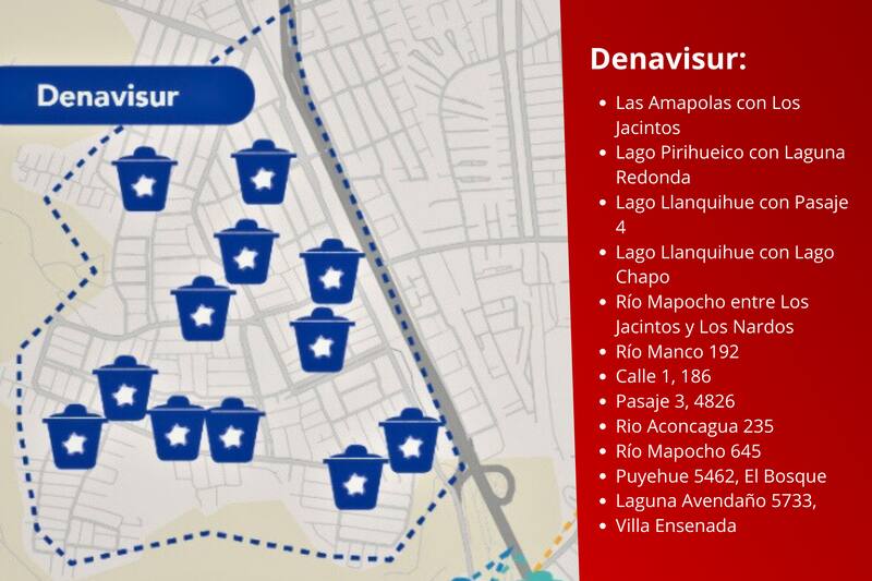 En cuanto a esta zona, 13 serán los lugares de abasto.
Créditos: essbio.cl