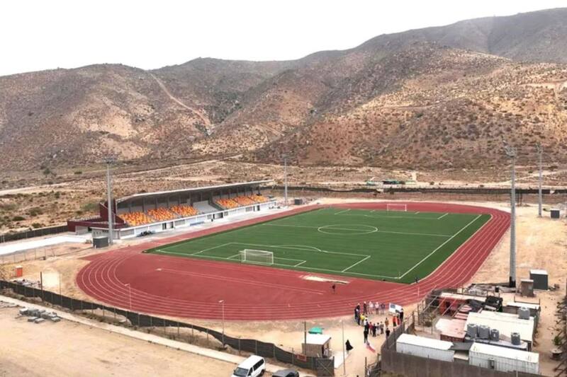 El estadio de Canela está pronto a ser entregado, luego varios años de obras. Foto: Diario El Día.