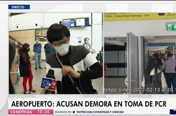 “Rafa, estoy justamente con alguien conocido del canal": Periodista de Chilevisión confundió a pasajero del aeropuerto con Yuhui Lee