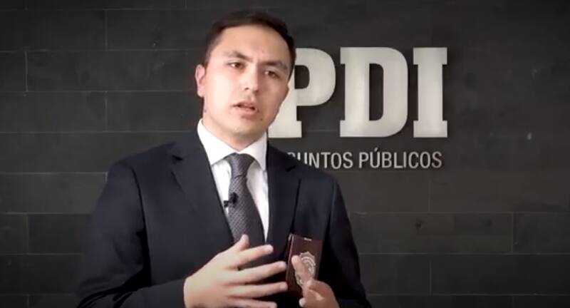 El inspector Inzunza de la Brigada de delitos económicos de la PDI dio algunos consejos. | Foto: PDI
