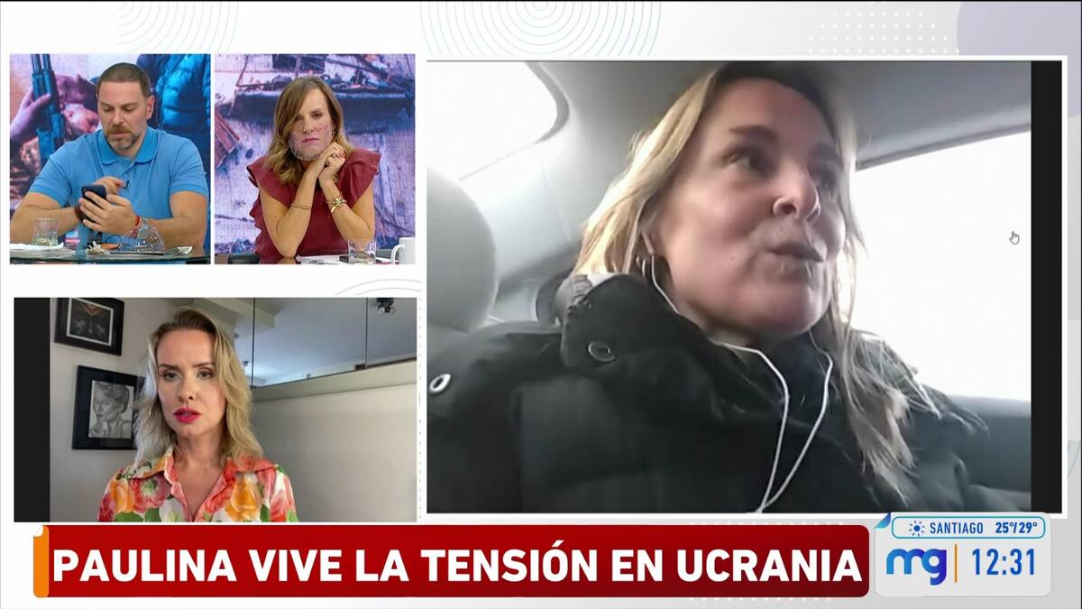 "El conductor se fue con nuestras cosas": Paulina de Allende-Salazar relató los tensos momentos que vivió al ingresar en la frontera de Ucrania