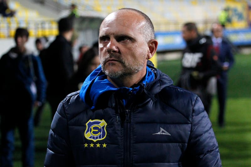 El Argentino Javier Torrente, en su paso por Everton de Viña del Mar en 2018.