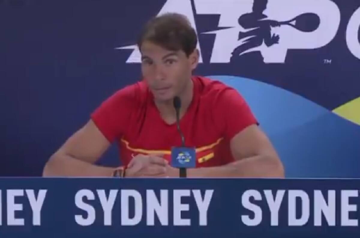Un molesto Rafael Nadal criticó a hinchas de Serbia tras la derrota