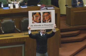 VIDEO | Gaspar Rivas protagoniza polémica intervención durante homenaje a Salvador Allende en la Cámara Baja