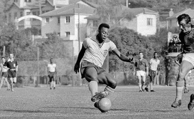 El registro es de un amistoso entre Brasil y Santiago Wanderers, previo al debut del Scratch en Sausalito para el Mundial del '62.