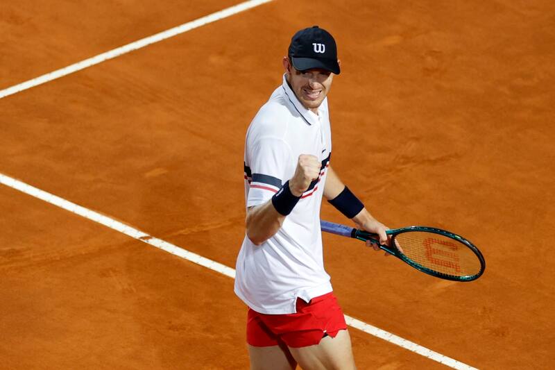 debutó de la mejor manera en el Foro Itálico. Foto: Agencia Aton.