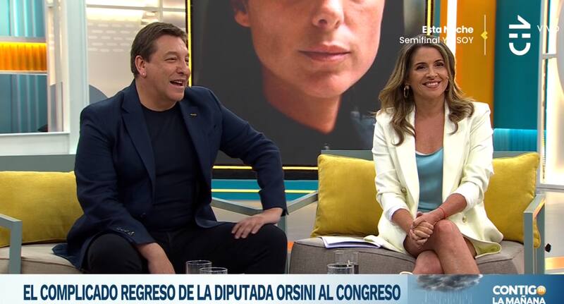 Julio César Rodríguez y Monserrat Álvarez en "Contigo en la Mañana"