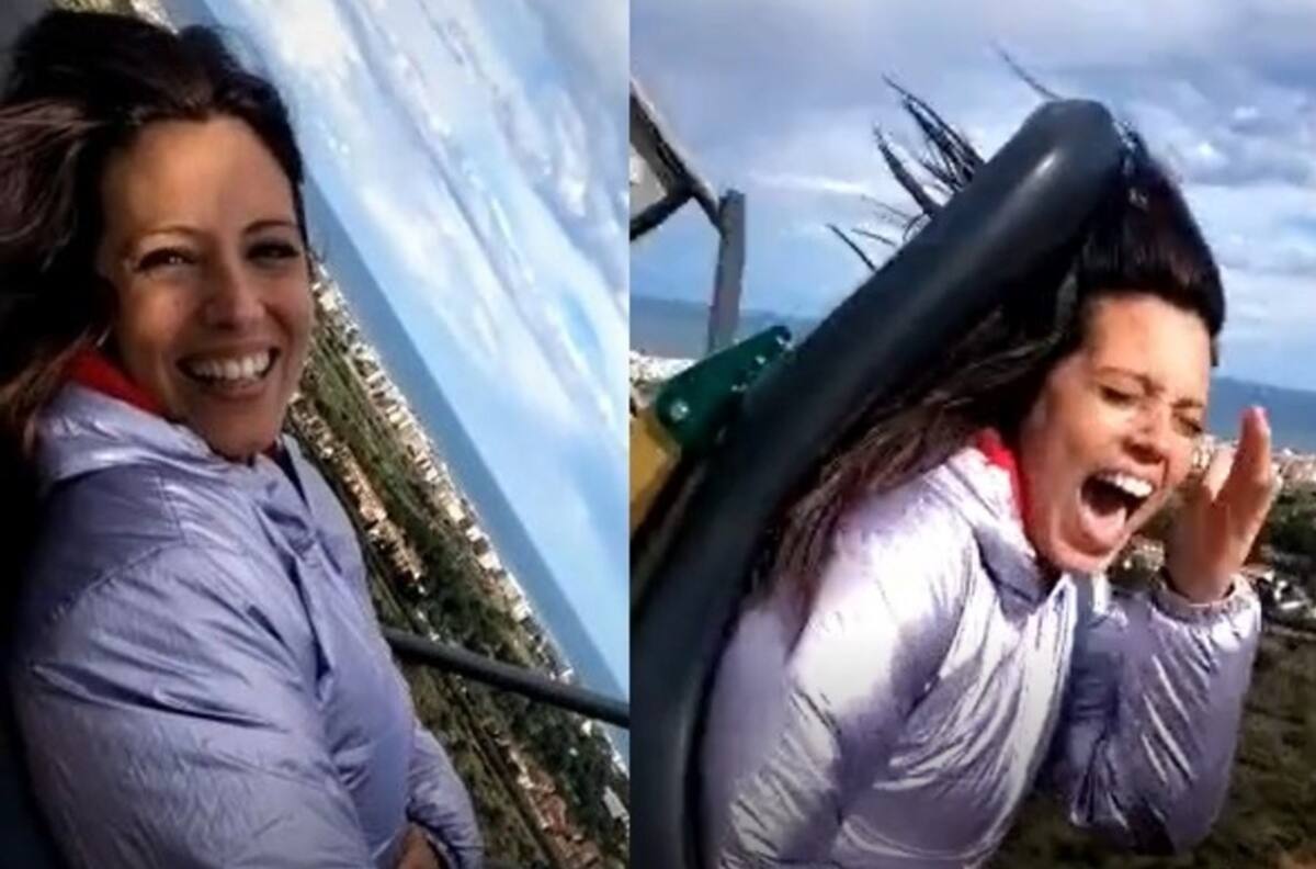 VIDEO | Amor en altura: Hombre le pidió matrimonio a su pareja en una montaña rusa y esta fue la reacción de ella