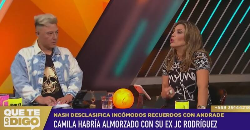 En "Qué te lo digo" se comunicaron con Camila Andrade y JC Rodríguez. Créditos: Pantallazo Zona Latina