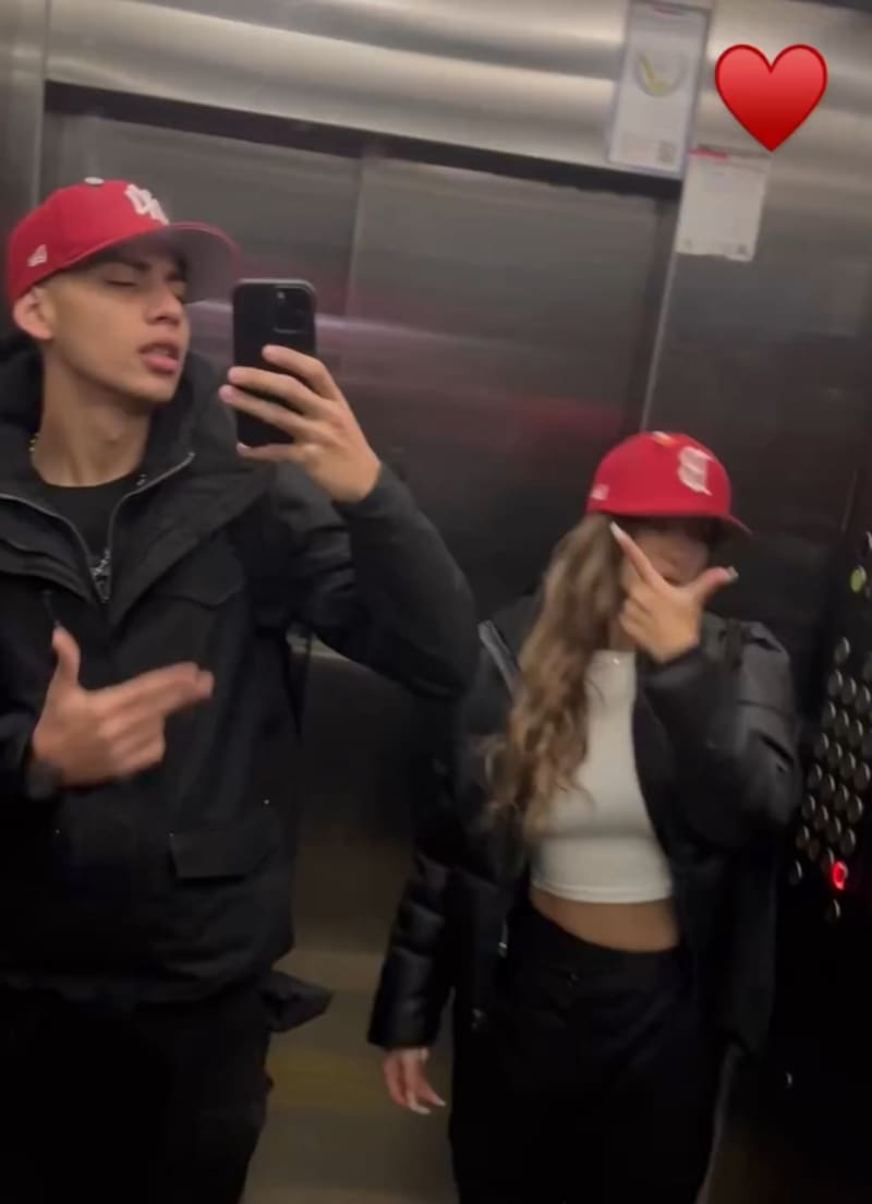 Bastián Muñoz y Trinidad Neira / Créditos: Instagram