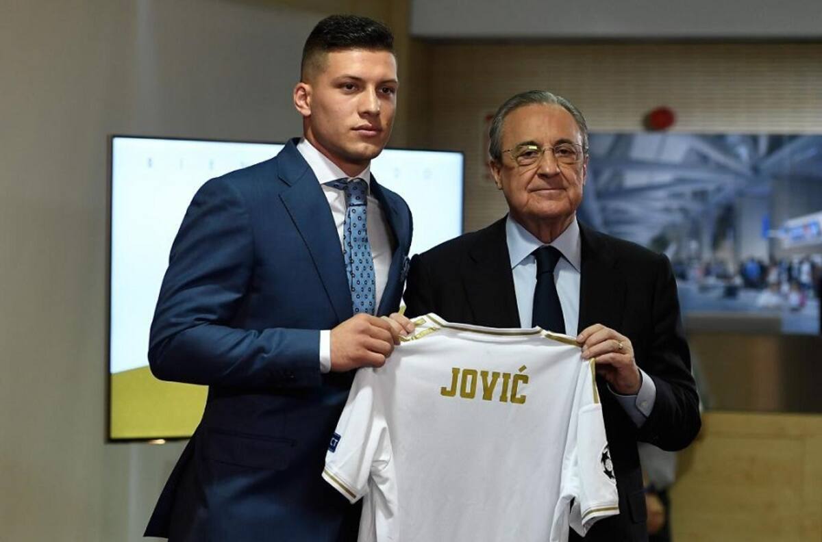 Luka Jovic tras ser presentado en el Real Madrid: "Estoy seguro de haber elegido la mejor opción"