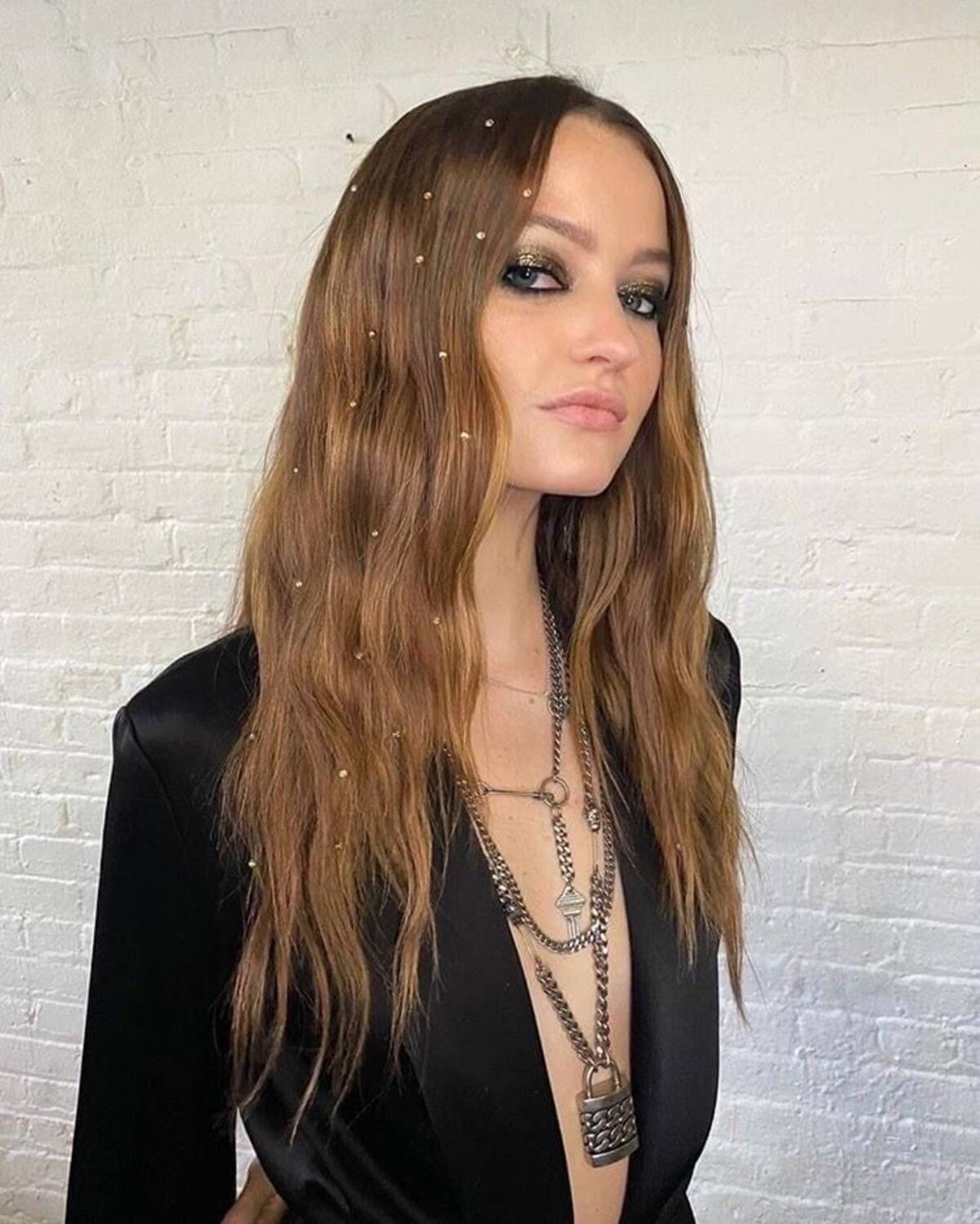 Las perlas quedan en cabello recogido y suelto ¡Las amarás!