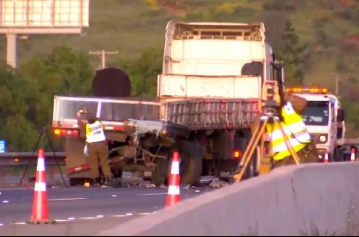 VIDEO | Conductor falleció tras colisionar con un camión detenido en la Ruta 68