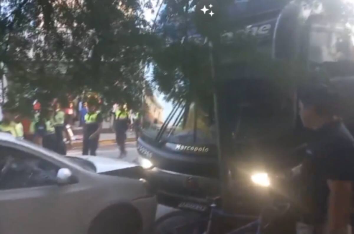 VIDEO | Accidente en Argentina: chocó el bus que llevaba a River Plate