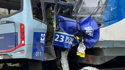 VIDEO: Impactante registro del choque entre el Biotrén y el bus en San Pedro de la Paz