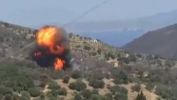 VIDEO | Se estrelló un avión bombero que combatía incendios en Grecia