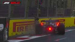 VIDEO | El piloto argentino Franco Colapinto chocó en la previa a su segunda carrera en la Fórmula 1