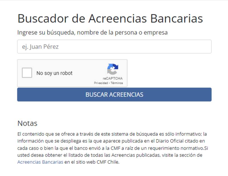 Conoce si tienes alguna acreencia bancaria por cobrar.