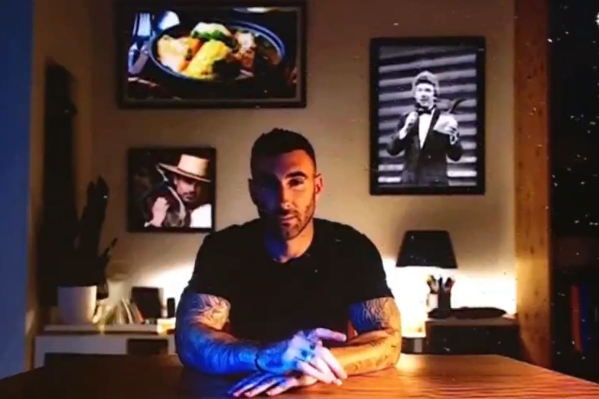 Usando inteligencia artificial, Pedro Ruminot sorprendió a la Quinta con un mensaje del vocalista de Maroon 5.