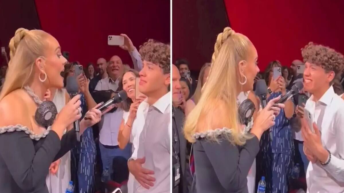 VIDEO: Adele le canta las mañanitas a fan mexicano en pleno concierto, lo hace llorar