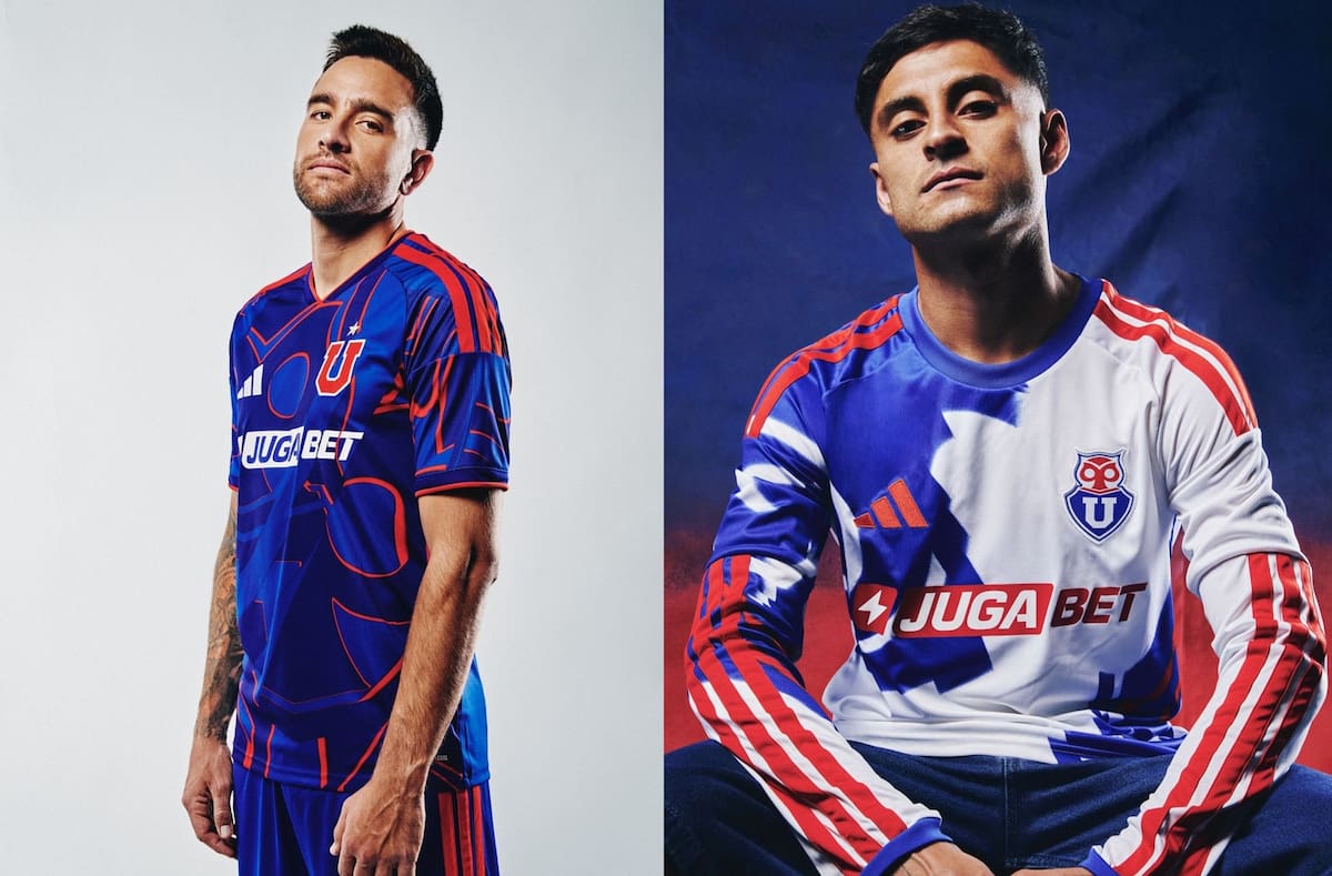 Presentó las nuevas camisetas de U. de Chile