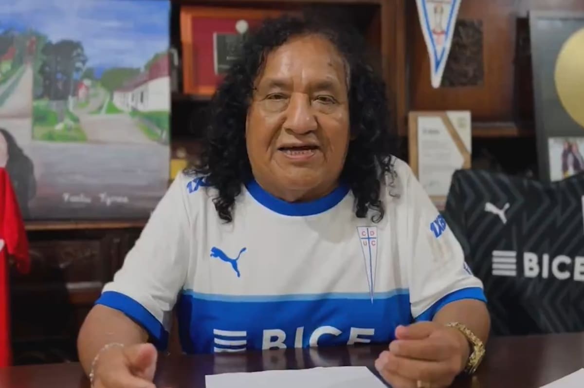 llegó a Chile en los años 90 y ahí se enamoró de Universidad Católica.