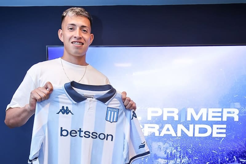 El extremo de 24 años fichó en Racing este 2025
