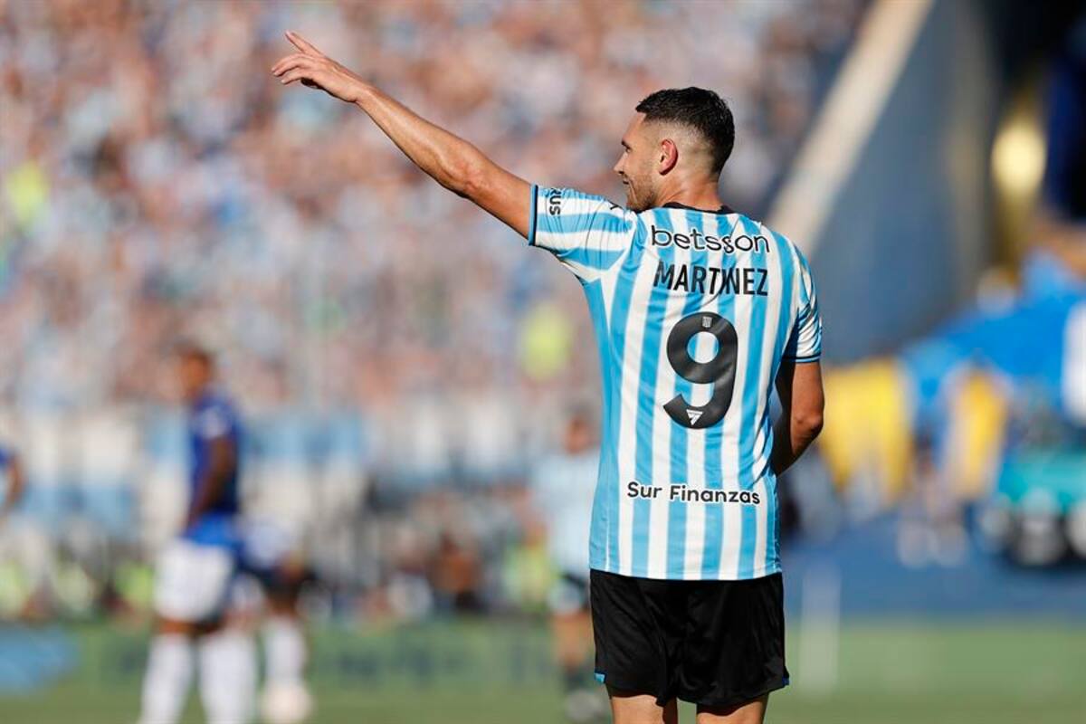 Adrían Martínez fue el goleador de la Copa Sudamericana 2024. Foto: EFE.
