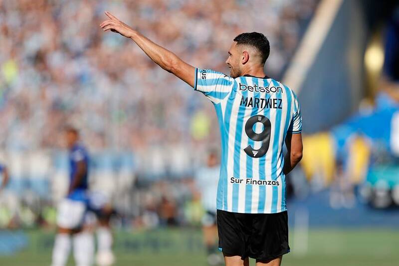 Adrían Martínez fue el goleador de la Copa Sudamericana 2024. Foto: EFE.