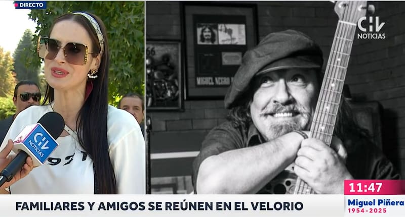 La modelo habló con Chilevisión sobre la muerte del Negro Piñera. Créditos Captura: Youtube.