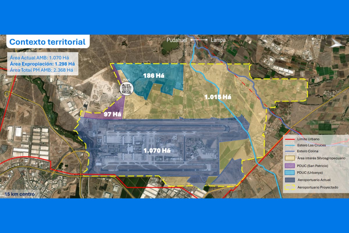 Se busca aumentar el área total a 2.368 hectáreas.