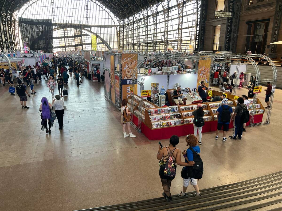 Primeros asistentes ingresando a la Anime Expo Santiago. Créditos: TecnoGame.