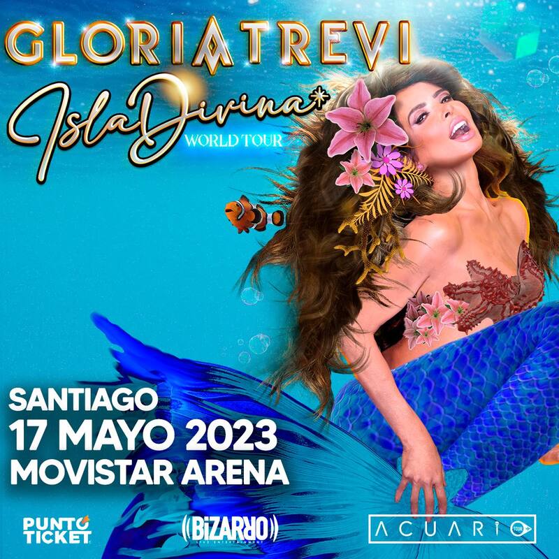 Afiche concierto Gloria Trevi / Créditos: Bizarro