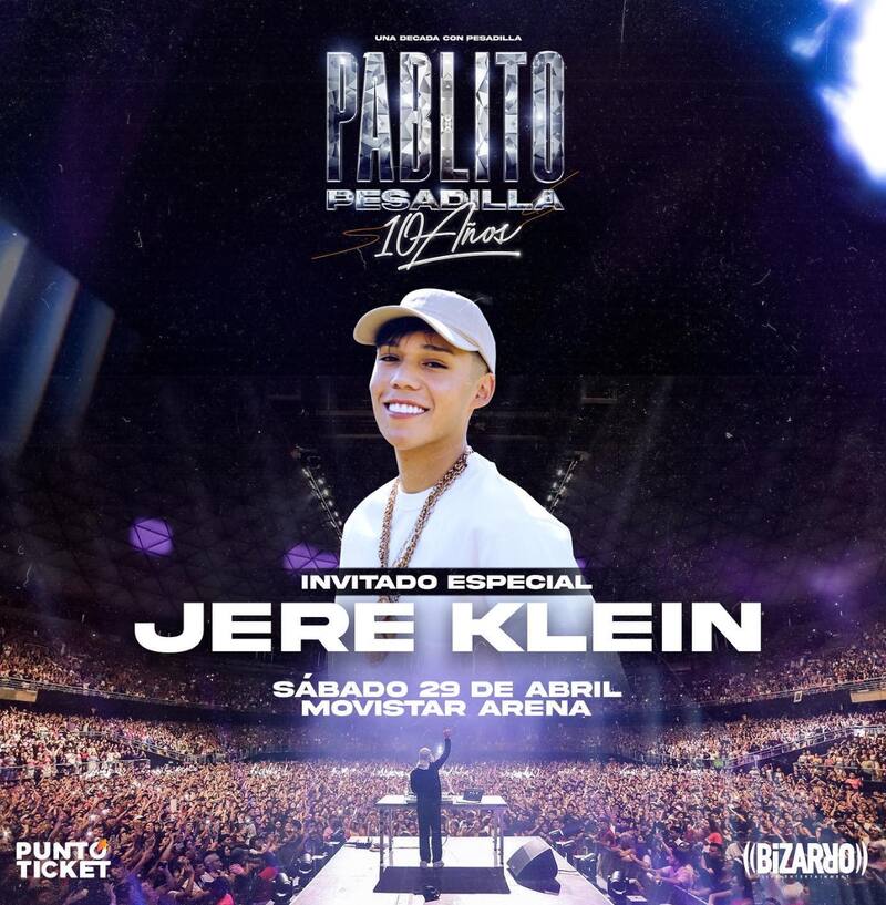 Afiche concierto Pablito Pesadilla / Créditos: Instagram