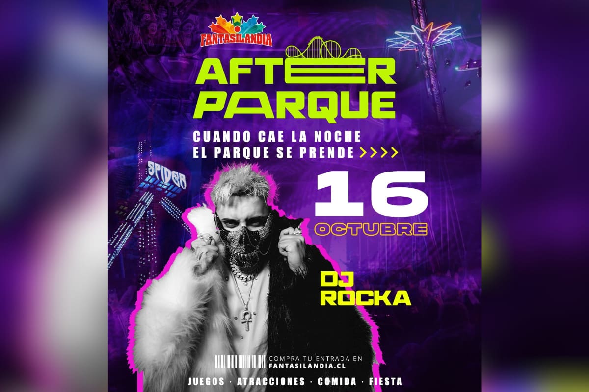 El recinto abrirá de noche para hacer una entretenida fiesta llena de música y adrenalina. Créditos: Fantasilandia.