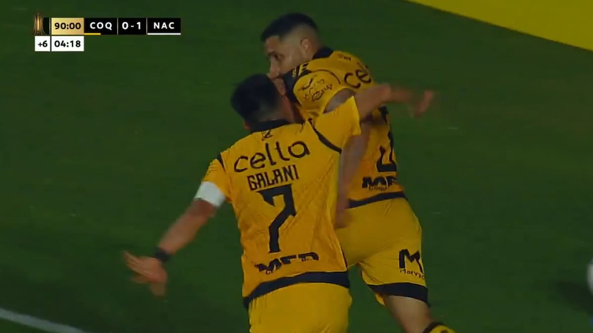 VIDEO | Se celebra como un triunfo: el agónico gol de Coquimbo para empatarle a Nacional en la Libertadores