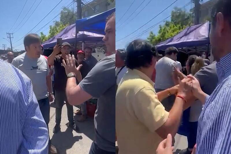El sujeto se dio a la fuga pero lo atraparon una hora después. Créditos: Captura Video.