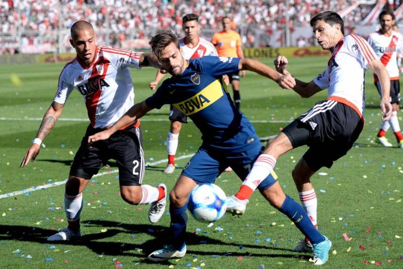 Agustín Bouzat alcanzó a disputar un Superclásico entre Boca Juniors y River Plate.