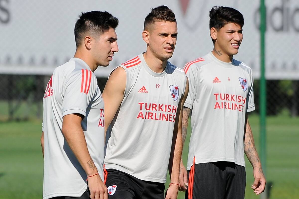 El delantero en su paso por River Plate. Foto: @riverplate