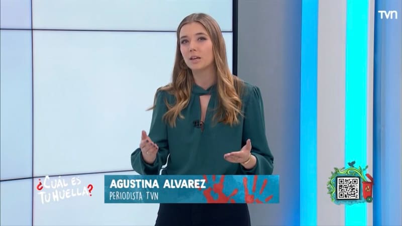 Agustina Álvarez es periodista de TVN.