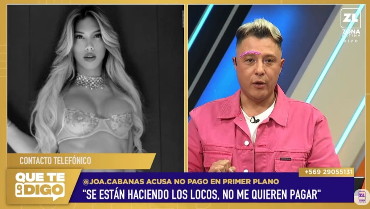 La modelo se defendió de Fran García-Huidobro.