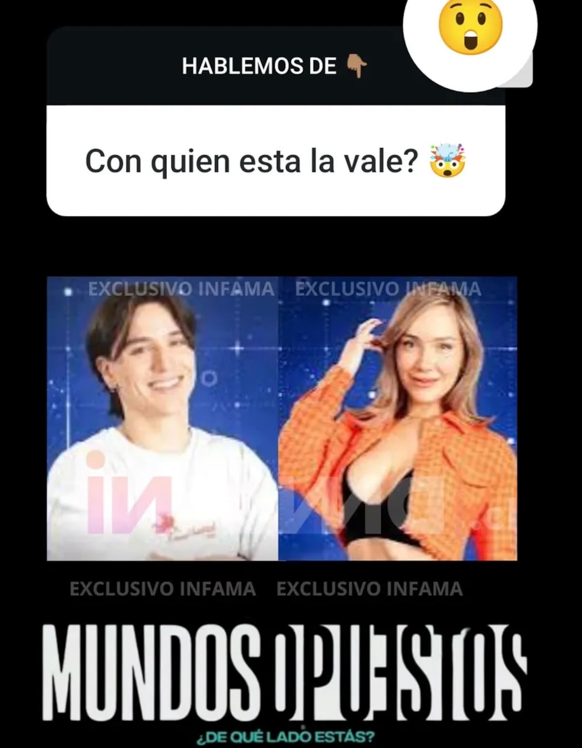 El motoquero logró encontrar el amor con Valentina Concha.