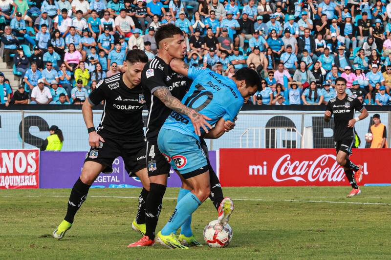 Alan Saldivia frente a Deportes Iquique por Primera División.