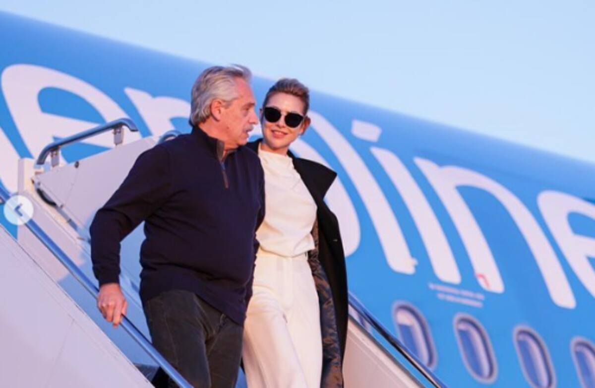 Alberto Fernández y Fabiola Yáñez. Créditos: @fabiolaoficialok