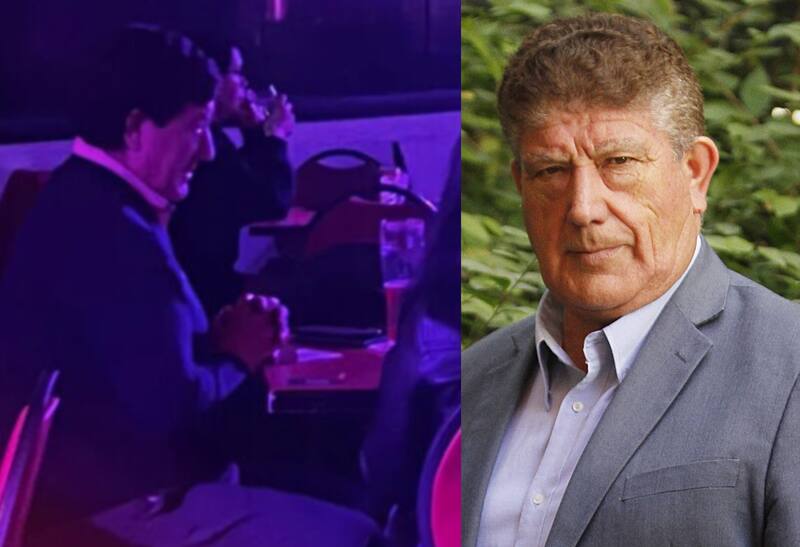 Alcalde Javier Guiñez de San Pedro de la Paz dijo que su actuar no tuvo nada de malo e insistió en que es una “persona normal” y “súper respetuosa” | Foto: Twitter/Diario Concepción