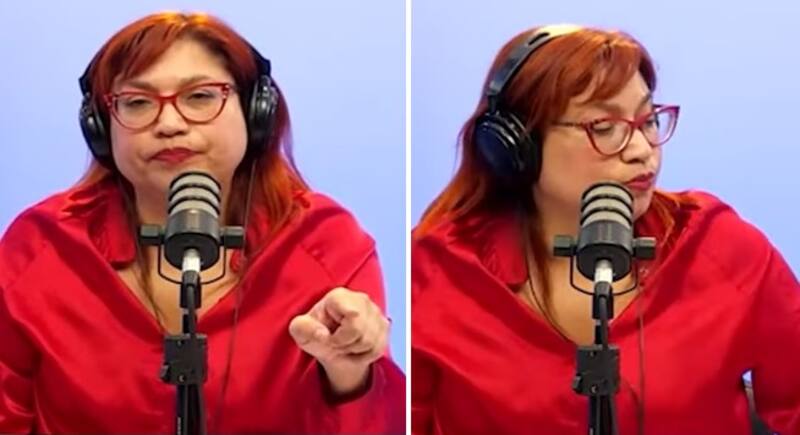 Alejandra Valle en "La Voz de los que Sobran". Créditos: Pantallazo YouTube